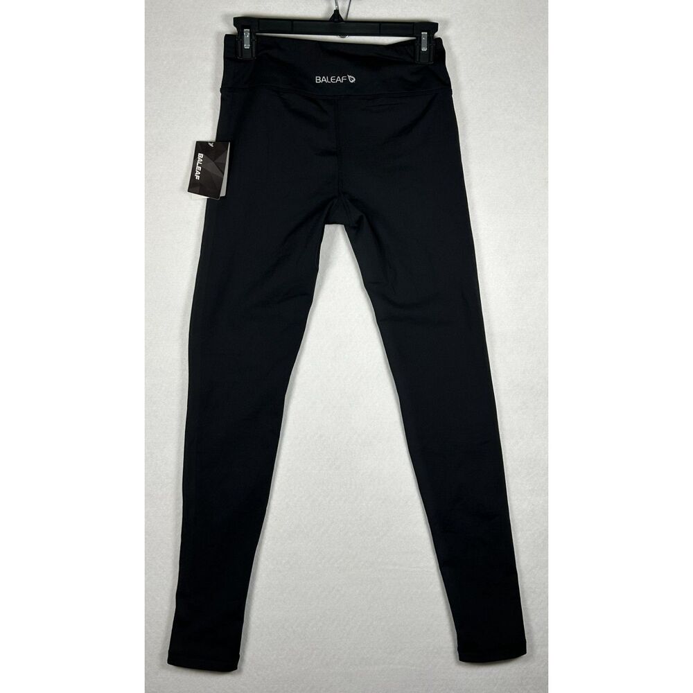 NWT Baleaf Women's Fleece-Lined Winter Thermal Leggings - Black, Size S